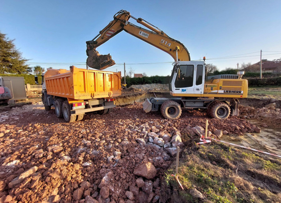 Excavaciones en terrenos rurales y urbanos en Asturias
